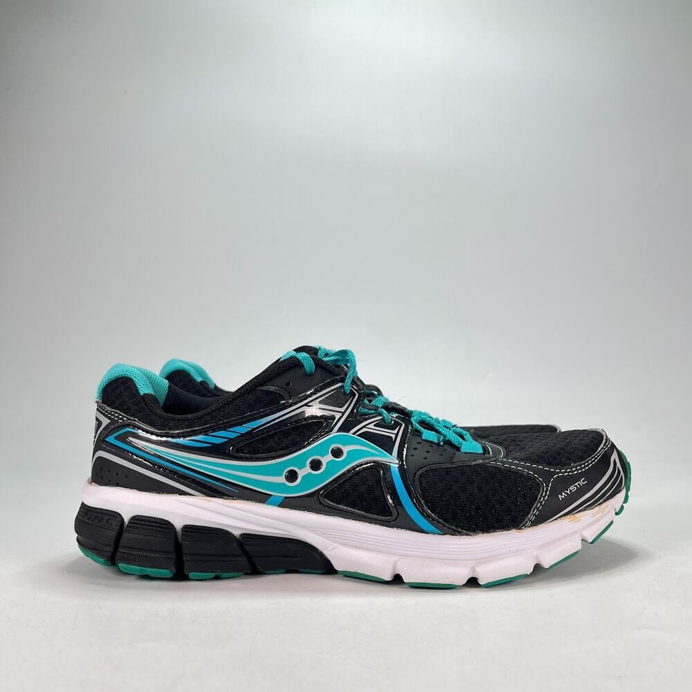 Saucony Grid Mystic Black Teal Athletic Running Shoes S15248-10 Women's Size 8.5